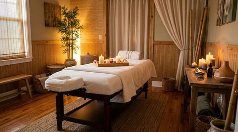 Illustration of Chinese ralax massage, massage spa in Hammond, LA